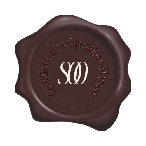 Certified Online Operations Manager seal